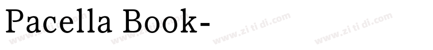 Pacella Book字体转换